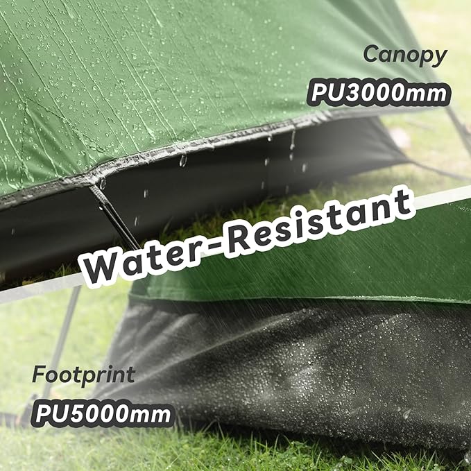 Forceatt Camping Tent 2/3/4 Person Professional Waterproof &amp Windproof Lightweight Backpacking Tent Suitable for OutdoorHikingCamping Mountaineering and Travel