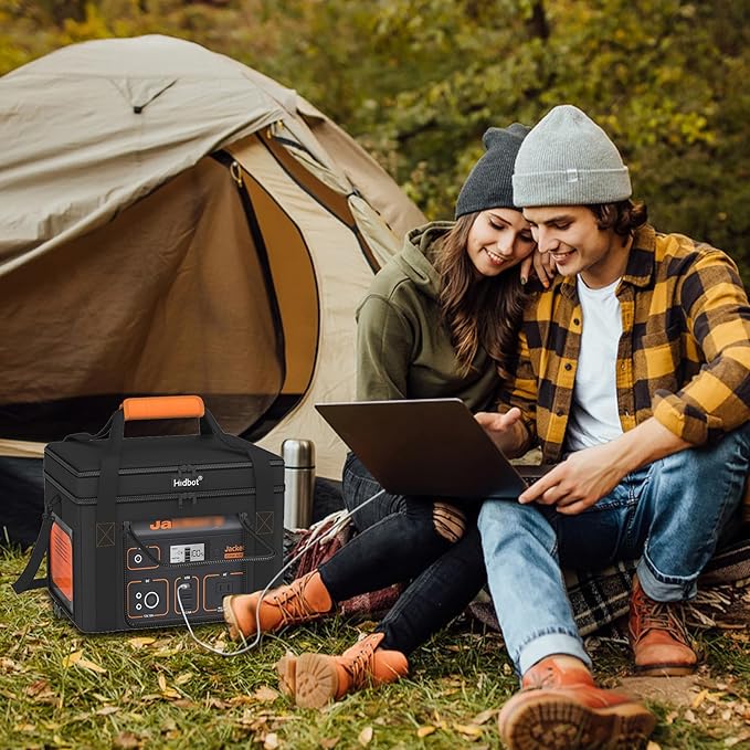 Travel Carrying Case for Jackery Explorer 500Portable Power Station Storage Bag Fits Jackery Explorer 500 with Waterproof Bottom Side Ventilation Double Layer for Jackery AccessoriesBag Only