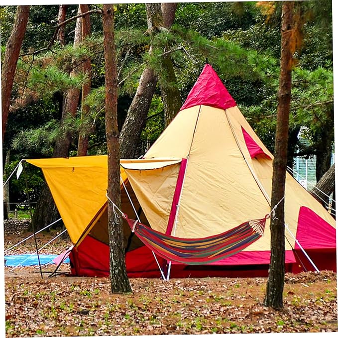 BESPORTBLE 150kg Rollover Camping Hammock Tightly Braided Ties Compact for Travel