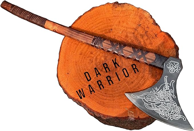 38 Large Berserker Viking Axe Large Norse Ax Scandinavian Style Viking Hatchet Double Headed ax Viking ax History of Norse Mythology self Defense