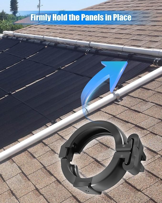 HC-113 Panel Clamp Assembly Compatible with Heliocol Swim-Joy Swim-Lux Sunstar Swimming Pool Solar Panels 4 Pack