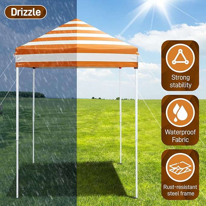Outvita Pop Up Privacy Tent Instant Privacy Dressing Changing Room Bathroom &amp Toilet Stall 5x5ft Portable Outdoor Shelter for Camping Hiking Fishing Picnic Beach Swimming Pool with Carry Bag