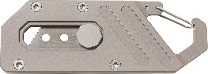 Vargo Titanium Utiliti Knife - Lightweight Pocket Utility Knife with Locking Blade