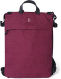 Helinox TERG All Way Square Backpack Outdoor High-Performance Bag 20L 1.9lbs Rugged Materials Waterproof Zippers (Burgundy)