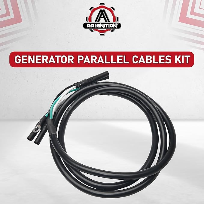 Replacement Generator Parallel Cables Kit - Compatible with Honda Inverter Generators - EU1000i EU2000i EU2200i EU2200iC EU2000 Companion EU3000i Handi - Replaces 08E93-HPK123HI HPK123HI