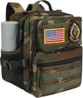 9L Mini Tactical Backpack for Men WomenSmall Military Tactical Backpack for SportGymHikingTravelCamping (Jungle Camo)