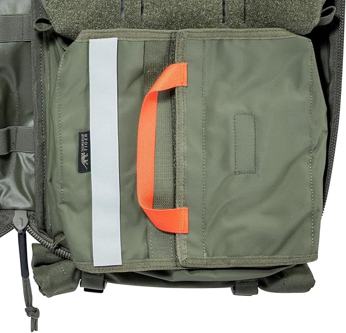 Tasmanian Tiger TT Modular Medic Combat Pack 18 Litre Tactical Medic-Pack Emergency Backpack with Removable SRPP Panels Red - One Size