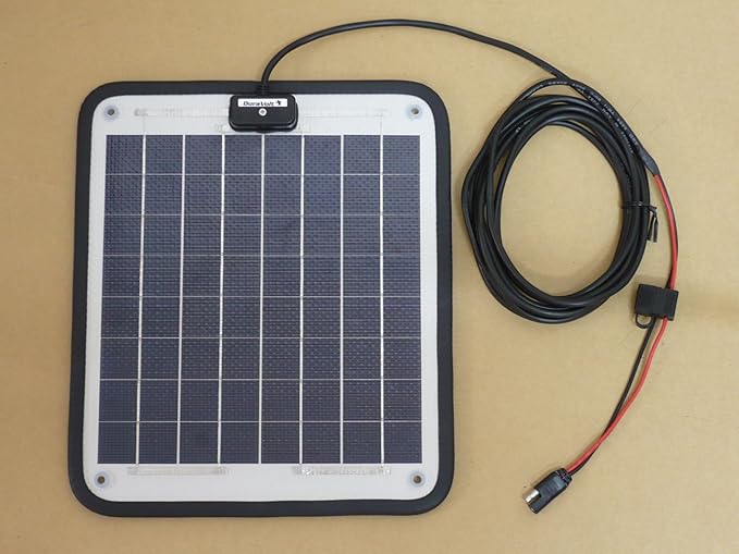 Marine Solar Panel Battery Charger Now 10.0 Watt. Solar maintainer for 1 Lead Acid Battery.