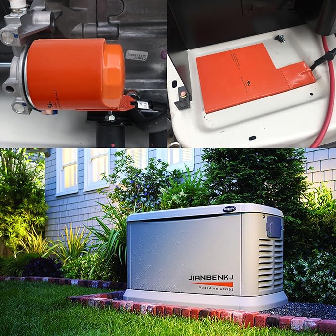 Battery Heater Pad for Generac 7101Battery Warmer Pad Outdoor Cold Weather Kit for Generac 9KW-22KW 2008+ Air Cooled Standby Generator