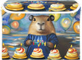 Storage Cube with Lid Birthday Capybara Print 16.5×12.6×11.8 IN Collapsible Large Capacity Foldable Storage Basket Bin Organizer