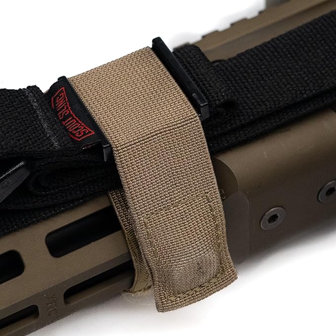 Two Pack NeoMag Sentry Strap - Rifle Sling Retainer Band | Rapid Deployment Staging Device | Minimalist Modular Adjustable Strap | Accessories System for Gun Shotgun Hunting