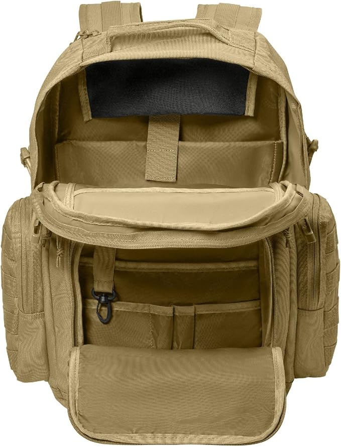 CornerStone Tactical Backpack | Carry On Travel Essential for Men &amp Women Rugged Work Bag with Compartments