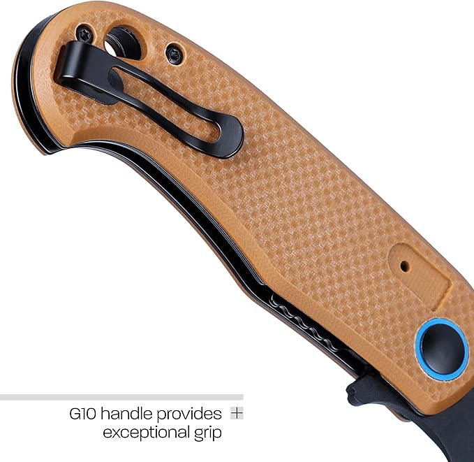 CRKT P.S.D. II EDC Folding Pocket Knife: Everyday Carry Assisted Opening IKBS Ball Bearing Pivot Liner Lock G10 Handle 7910
