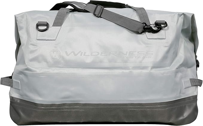 Wilderness Systems Escape Wet/Dry Duffle Bag | Kayak Drybag with Separate Wet and Dry Storage | Waterproof Zipper and Compression Straps | 45-80L