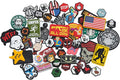 Lancer Tactical Assorted Military PVC Patches - Flag Funny and Morale Designs with Hook &amp Loop for Jackets Bags and Backpacks (50 PCS)