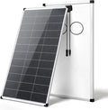 200 Watt Solar Panel18BB N-Type A+ Monocrystalline Cell 25% High Efficiency 12V IP68 Waterproof Solar Panel for Rooftop RV Farm Trailer Marine Home Off-Grid System (Silver 200W)