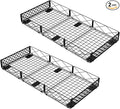 NADAMOO Large Under Bed Storage with Wheels Low Profile Rolling Under Bed Storage ContainersFoldable Metal Under the Bed Organizer Bins for Bedroom2 Packs