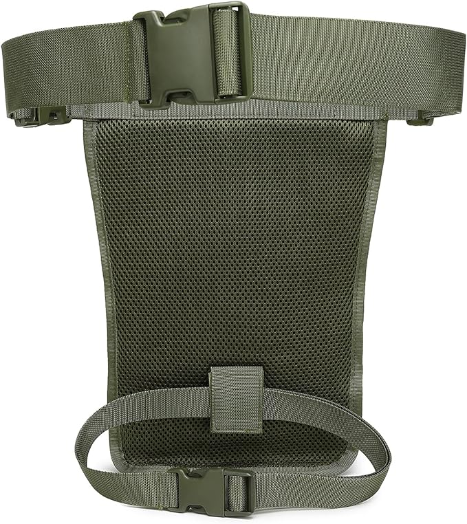 ATBP Motorcycle Tactical Drop Leg Thigh Bag with Holster Handgun Firearm Pistol Bag for Men Hunting Shooting Range Additional 3 Magazine Storage Slots