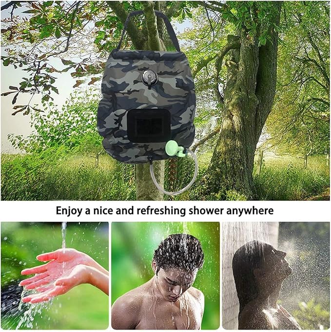 Portable Outdoor Field Heating Shower Folding Bag Solar Water Storage Bag Camping Portable External Components
