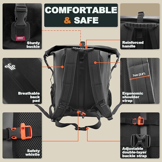 OSAH DRYPAK 35L &amp 55L Waterproof Backpack