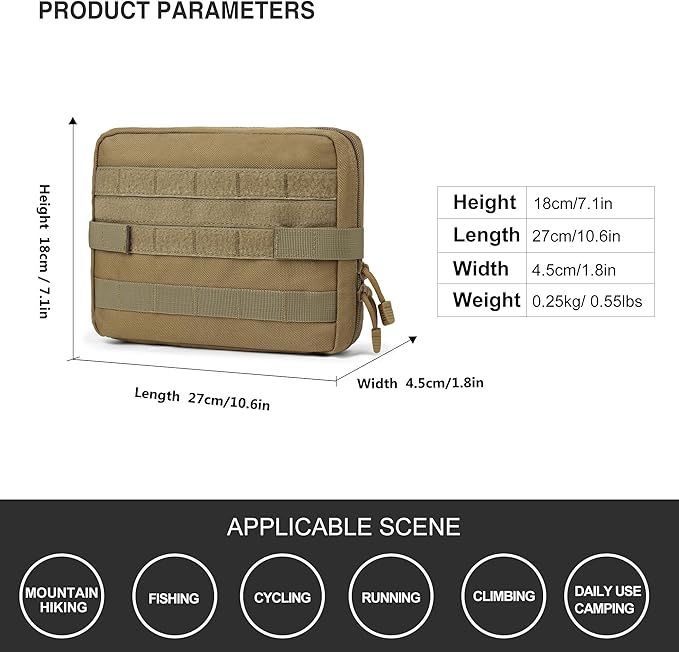 Mardingtop 28L Tactical Backpack for Men with Molle Pouch Tool Utility Pouch Bag