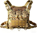 Tactical Chest Pack EDC Chest Bag Utility Molle Chest Rig Pouch with CCW Compartment Adjustable Strap Admin Pouch