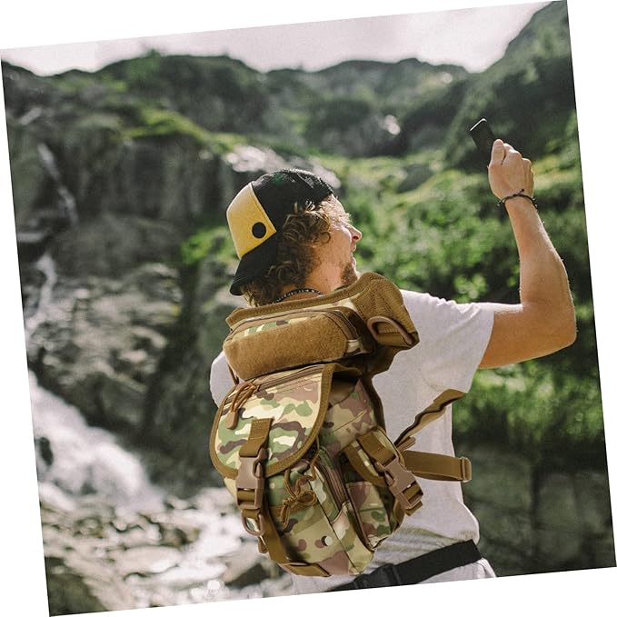 1pc Thigh Pouch Oxford Fabric Leg Bag for Outdoor Sports Practical Drop Leg Bag for Camping Hiking Fishing Water-resistant Design Storable Capacity for Essentials