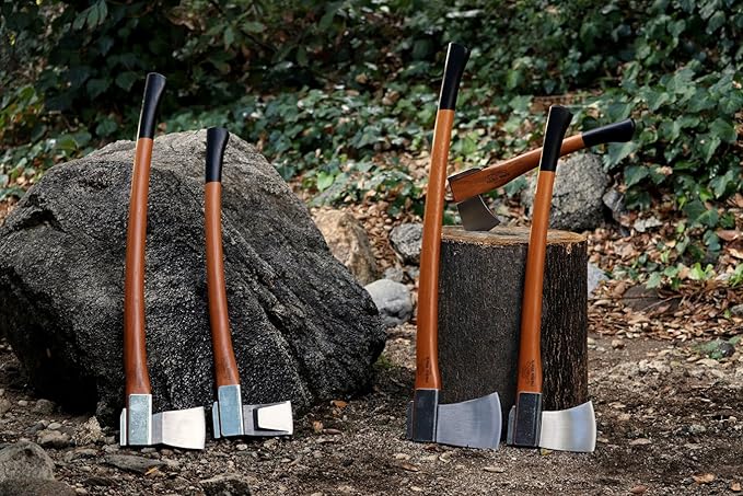 1844 Helko Werk Germany Vario Universal Hatchet - German Made Small Axe Hatchet and Pack Axe for Cutting Wood and Splitting Wood - Head 2 lbs Handle 18 in. (Universal Hatchet) #10051