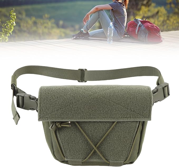 Drop Pouch Oxford Cloth Sub Abdominal Carrying Kit Bag Utility Tool Pouch Fanny Pack with Adjustable Waist Strap for Chest Rig Vest