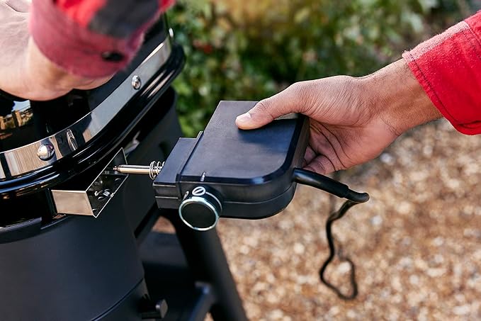 Weber Lumin Portable Outdoor Electric Barbecue Grill for Small Spaces and Travel Seafoam Green