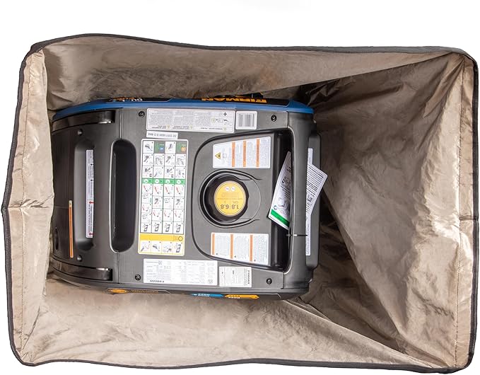 Faraday Generator Dry Bag | EMP Protection | Waterproof Cover | Fits Mid-Size Generators | Heavy Duty Material | MOLLE Webbing | Supported Base Structure