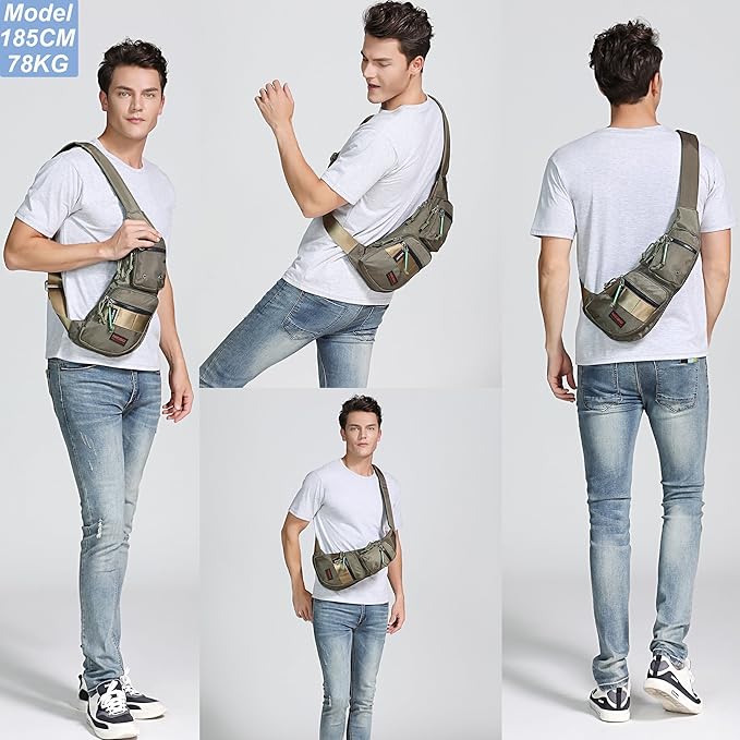 NICGID Sling Backpacks Sling Chest Bag Shoulder Crossbody Bags for Men Women Outdoor Travel | Outdoor Travel