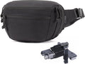 SHANGRI-LA Tactical Concealed Carry Fanny Pack for Men and Women Low-Profile CCW Waist Bag with Pistol Holster and Mag Holder Multi-Use for Hiking Travel EDC