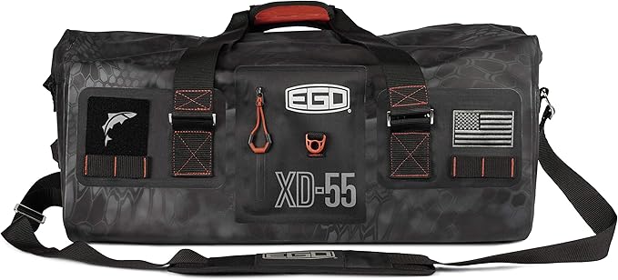 Ego Kryptek TPU Tactical Dry Bag Fishing Backpack with Camo Tech Waterproof with Welded Seams Resistant Coating