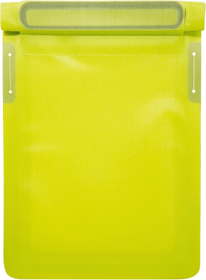 Tatonka WP Dry Bag (A6 / A4) - Waterproof Tablet/Mobile Phone Case with Viewing Window for Operating Touch Displays - Waterproof According to IPX7 Standard - A4 or A6 Format Lime (A6) A6 (235 x 16