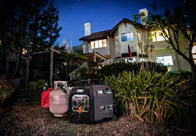 Pulsar Products GD400BN 4000W Portable super-quiet Dual Fuel &amp Parallel Capability RV-Ready CARB Compliant
