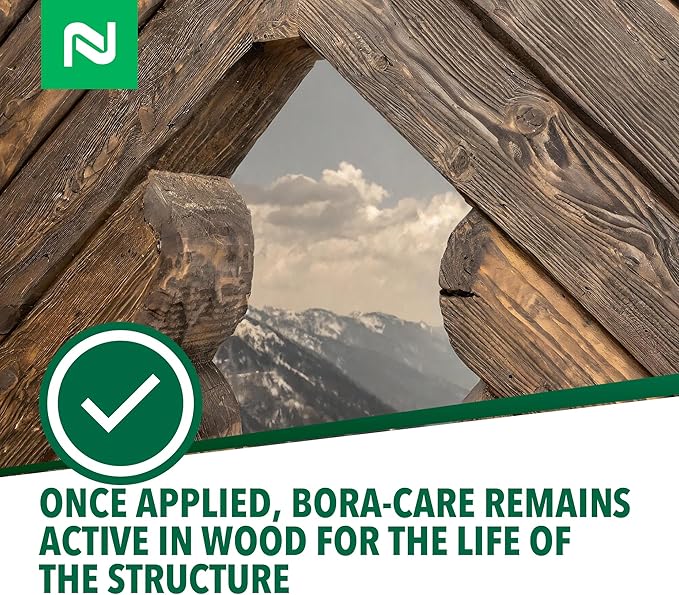 Bora-Care Termiticide Insecticide and Fungicide Concentrate Wood Treatment for Termite and Beetle Prevention 1 Gallon