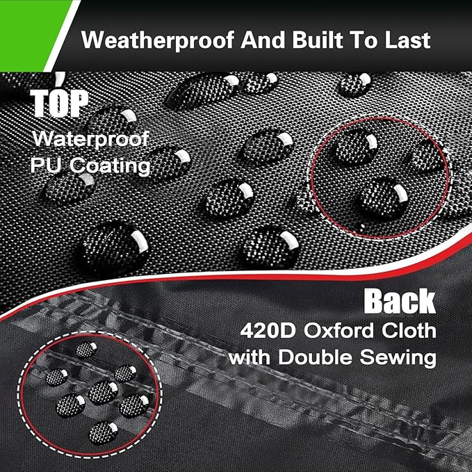 Waterproof IBC Tote Cover Compatible with 275 Gallon Tote Covers Oxford Cloth with Zipper IBC Water Tank Protective Covers