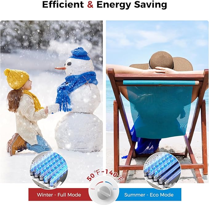 CAMPLUX Outdoor Tankless Water Heater Propane 4.22 GPM Propane Tankless Water Heater 16L Outdoor Water Heater for Camping Remote Cabins Tiny House &amp Mobile Home 110000 BTU BW422