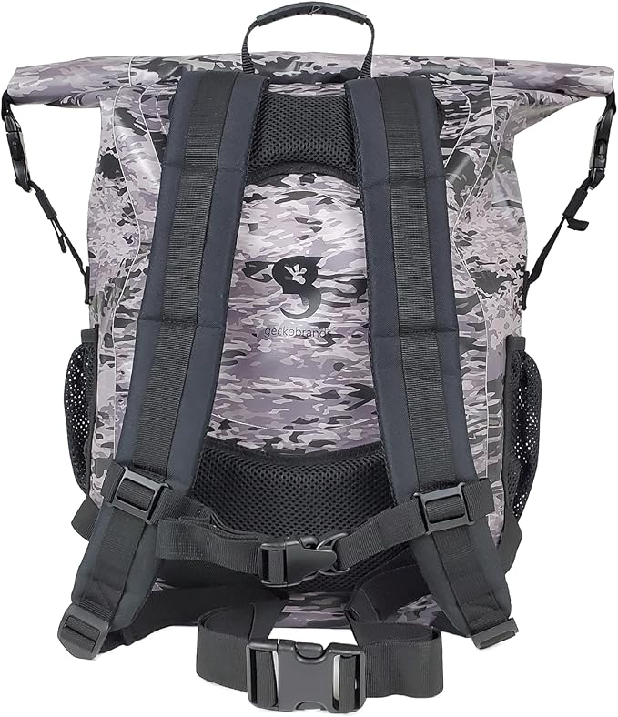 geckobrands Paddler 30L Waterproof Backpack – Durable PVC Tarpaulin Bag for Extreme Conditions