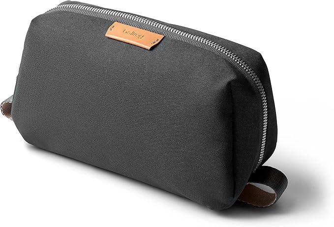 Bellroy Toiletry Kit (Unisex Toiletry Bag Zipper Closure Water-Resistant Lining Toothbrush Sleeve with Magnetic Closure Internal Mesh Pocket Organization) -Bronze