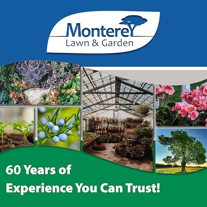 Monterey Neem Oil RTU – 32oz Fungicide/Insecticide/Miticide – Controls Black Spot Powdery Mildew Rust Spider Mites Aphids and More – Bunded with Garden Measure Spoon