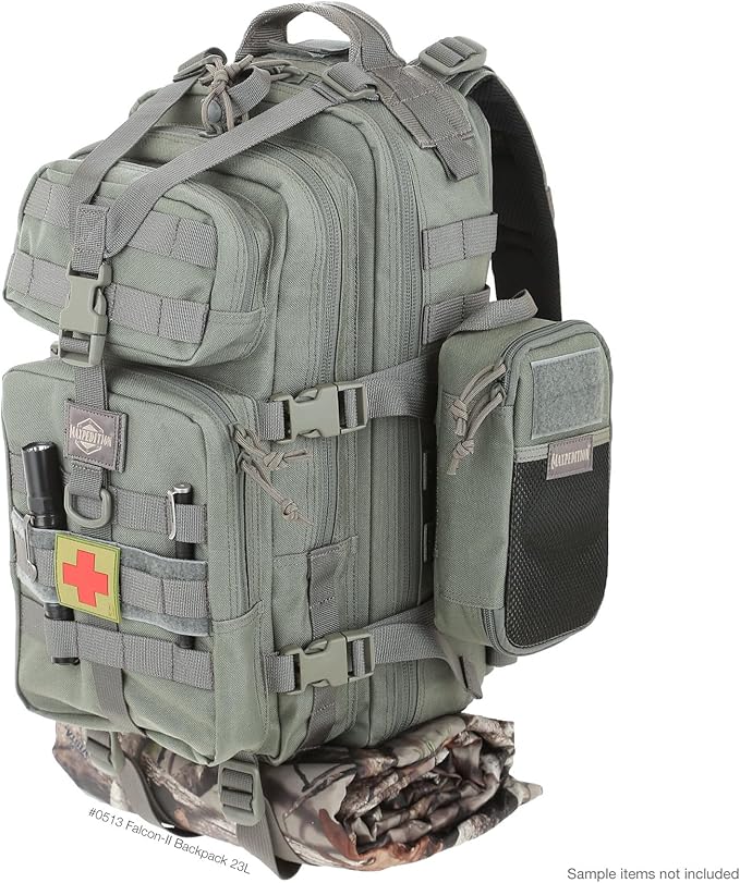 MAXPEDITION Falcon-II Backpack 23L Tactical Backpack Survival Pack Bug Out Bag MOLLE Go Bag for EDC 0513