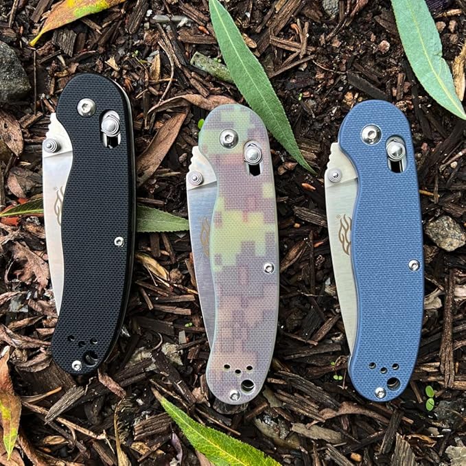 Firebird GANZO FB727S-CA Folding Pocket Knife 440C Stainless Steel Blade G10 Handle with Clip Hunting Fishing Outdoor EDC Knife (Camouflage)
