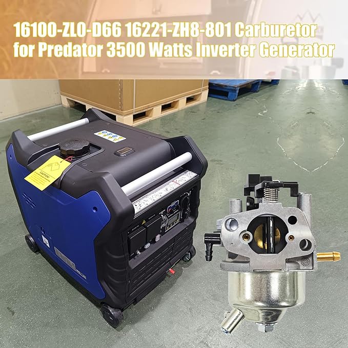 fullas Huayi Carburetor T07E Compatible with Predator 3500 Watts Inverter Generator 63584 Powerhorse LC4500i LC3500i Inverter Generator