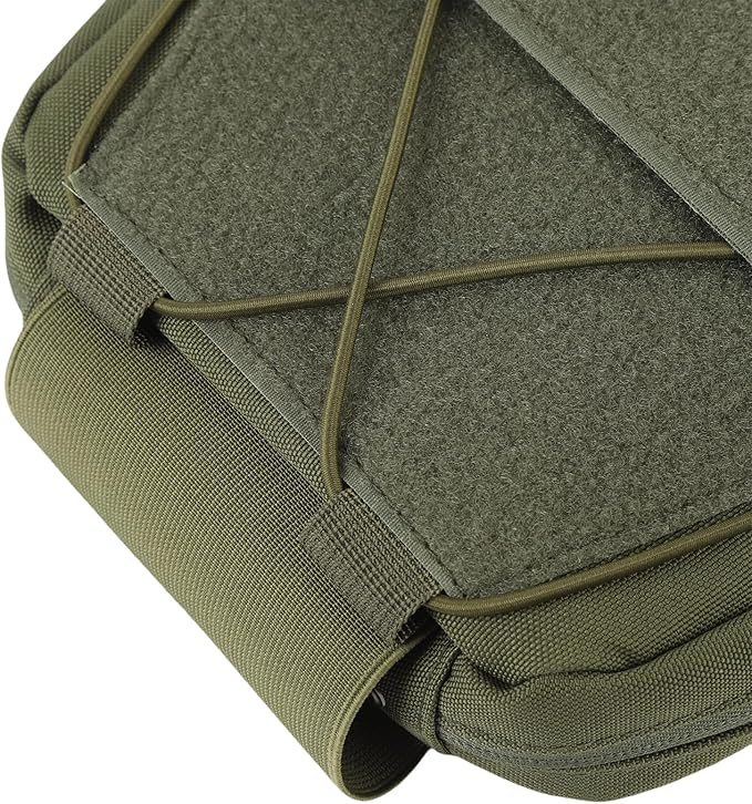 Drop Pouch Oxford Cloth Sub Abdominal Carrying Kit Bag Utility Tool Pouch Fanny Pack for Chest Rig Vest with Secure Storage and Adjustable Straps for Tactical Outdoor