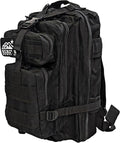 Sirius Tactical Backpack - 30L Capacity - Heavy Duty 900D Polyester - Hunting Hiking or Camping Backpack – Military Backpack (Black)
