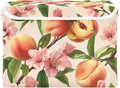 Collapsible Storage Bins with Lids Decorative Fabric Storage Cubes Closet Organizer and Storage Basket Boxes Containers for Clothes Box Chest Nursery Folding Rectangle Pink Peach Blossoms01