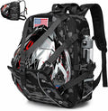 Motorcycle Helmet Bags Large Capacity Waterproof Helmet for Men Motorcycle Accessories Helmet Storage Cycling Bag(Dark Gray)