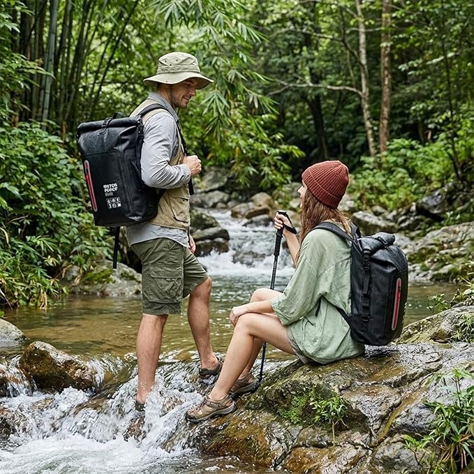 Dry Bag Waterproof 25L-Floating&ampLightweight Bags for Women Waterproof Backpack for Kayaking Boating FishingPaddle boarding Camping HikingRoll-Top Seal&ampAdjustable Shoulder Straps